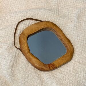 Rustic Wooden Wall Mirror